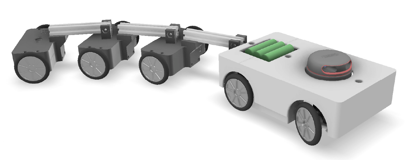 Autonomous Reversing T3T - virtuální model